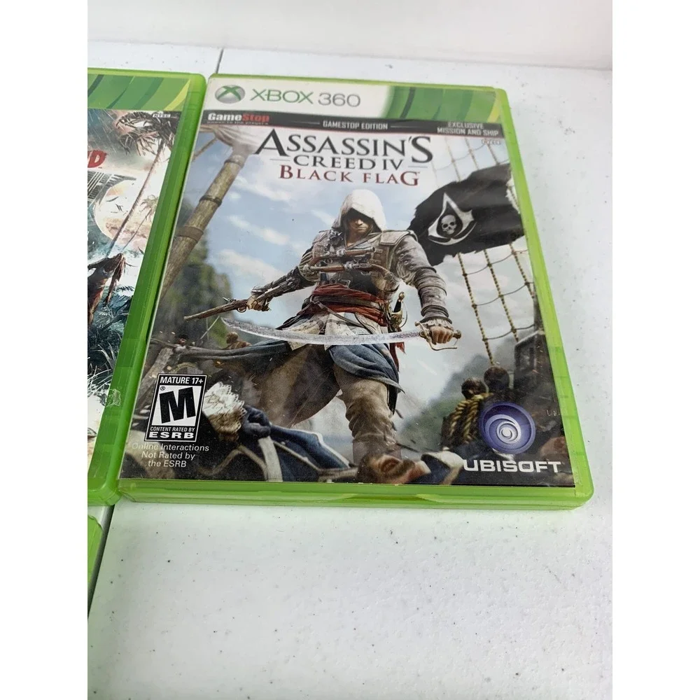 4 XBOX 360 Assorted FPS And Fighting Games Dead Island Battlefield 4 ETC